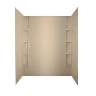 Lyons Industries Monaco 32 in. x 60 in. x 78 in. 5 Piece Glue Up Sectional Shower/Tub Wall in Almond MP02