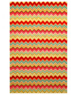 Liora Manne Rugs, Seville 9666/44 Zigzag Stripe Multi   Rugs