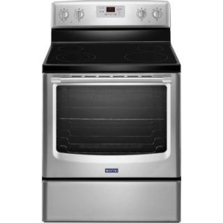 Maytag AquaLift 6.2 cu. ft. Electric Range with Self Cleaning Oven in Stainless Steel MER8600DS