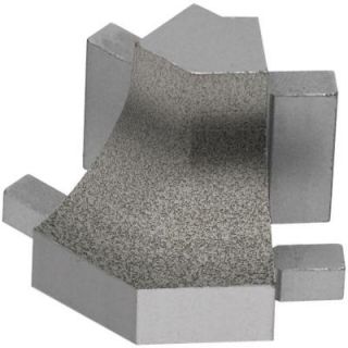 Schluter Dilex AHK Tuscan Pewter Color Coated Aluminum 1/2 in. x 1 in. Metal 135 Degree Outside Corner E135/AHK1S/TSG