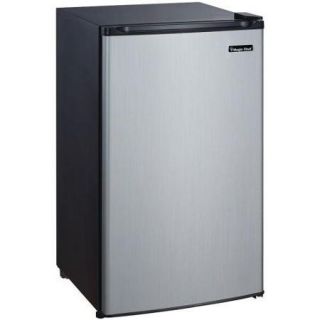 Magic Chef MCBR350S2 3.5 cu. ft. Refrigerator, Stainless Look