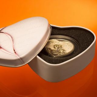 2013 Cameroon "Heart of Love" Limited Edition of 2,500 1000 Franc Silver Coin   7726841