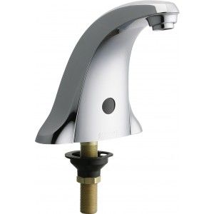 Chicago Faucets 116.606.AB.1 , Bathroom Faucet Single Hole E Tronic 40 Traditional w/Dual Beam Infrared Sensor   Chrome