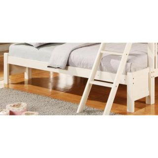 Elise Twin over Full Bunk Bed, Soft White