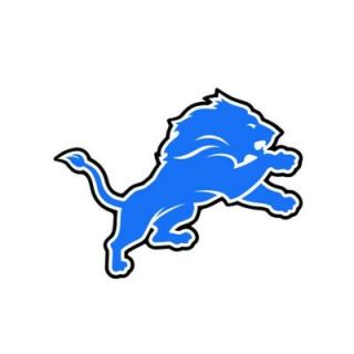 13 in. x 10 in. Detroit Lions Teammate Logo Wall Applique FH89 00011