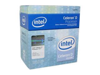 Intel Celeron D 331 Prescott Single Core 2.66 GHz LGA 775 84W BX80547RE2667CN Processor