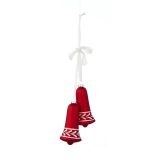 Chalet Glass Bell Drop Ornament by Sage & Co.