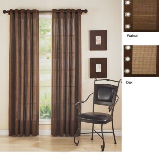Bamboo 84 inch Grommet Top Curtain Panel   12155823  