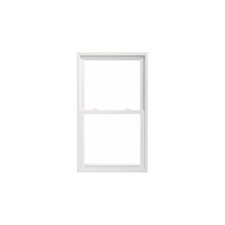 United Series 4800 4800 Series Vinyl Double Pane Single Strength Replacement Double Hung Window (Rough Opening: 24 in x 38 in Actual: 23.75 in x 37.5 in)