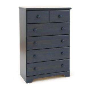 South Shore Furniture Summer Breeze 5 Drawer Chest in Blueberry 3294035
