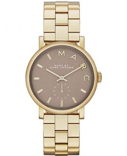 Marc by Marc Jacobs Womens Baker Gold Tone Stainless Steel Bracelet
