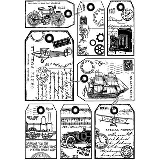 Crafty Individuals Unmounted Rubber Stamp 4.75inX7in Pkg Its A Mans