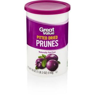Great Value: Pitted Prunes, 18 Oz