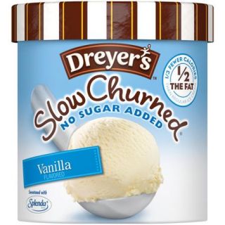 DREYER'S/EDY'S Slow Churned Vanilla No Sugar Added Light Ice Cream 1.5 qt. Carton