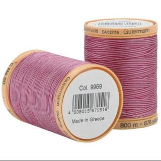 Natural Cotton Thread Variegated 876 Yards Plum Berry