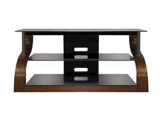 Bell’O CW343 Up to 55" Espresso Curved Wood A/V Furniture