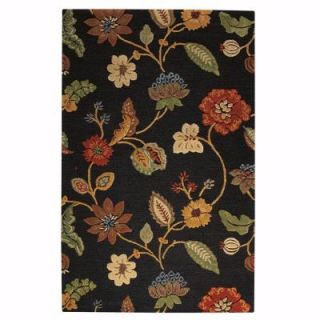 Home Decorators Collection Portico Ebony 5 ft. 3 in. x 8 ft. 3 in. Area Rug 0167615200