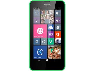 Nokia Lumia 630 RM 977 CV LTAU1 BR 8GB 3G Green Unlocked Cell Phone 4.5" 512MB RAM