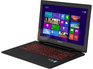 Refurbished: Lenovo Y50 TOUCH 15.6" Touchscreen UHD 4K IPS Gaming Notebook with Quad Core i7 4700HQ 2.40GHz (3.40GHz Turbo), 16GB DDR3L Memory, 256GB SSD, GeForce GTX 860M 2GB, JBL Speakers, Windows 8.1 64 Bit