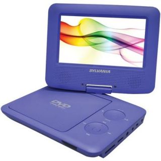 Sylvania SDVD7027 PURPLE Purple 7" Swivel Screen Portable DVD Player