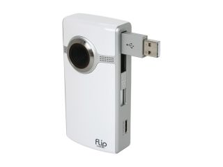 Flip UltraHD Video Camera   White, 1 Hour (New Model)