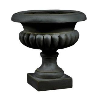 Kenroy Home 21 in. Gold Highlights Urn Planter with Garden Bronze 60059