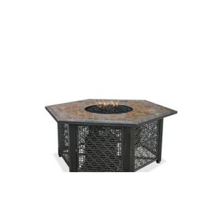 Uniflame Corporation LP Gas Outdoor Fire Pit with Slate Tile Mantel