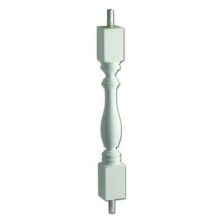 Fypon 20 in. x 4 1/2 in. x 4 1/2 in. Polyurethane Woodruff Baluster for 7 in. or 12 in. Balustrade System BAL5X20WF