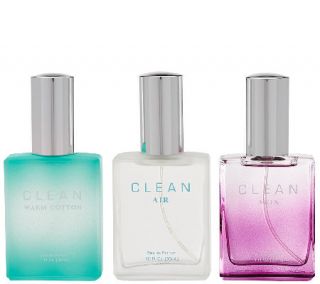 CLEAN Signature Scents Eau de Parfum Trio —