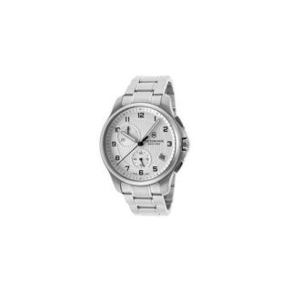Victorinox&#160;Swiss&#160;Army 241554 Men Chronograph White Textured Dial stainless Steel