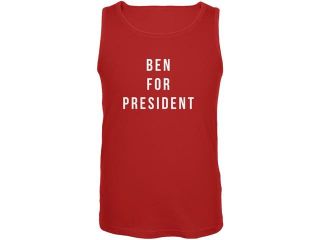 Election 2016 Ben For President Red Adult Tank Top