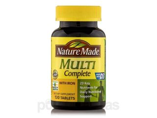 Multi Complete   130 Tablets by Nature Made