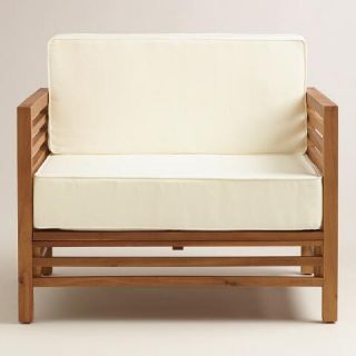 Wood Praiano Outdoor Occasional Chair