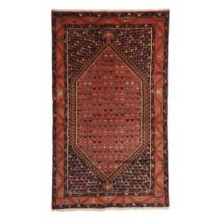 Solo Rugs Authentic Red 3 ft. 10 in. x 6 ft. 10 in. Indoor Area Rug M1000 17351