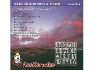 Pocket Songs Karaoke CDG #1643   There'll Be Peace In The Valley   Hymns for Female Voice, Vol. 2