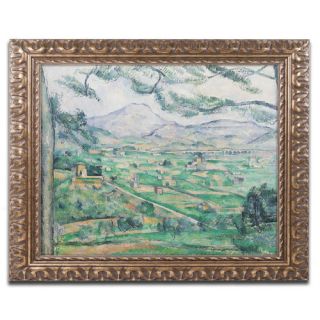 Montagne Sainte Victorie by Paul Cezanne Ornate Framed Art