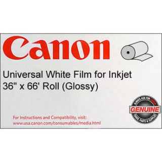 Canon Universal White Film for Inkjet   36" x 66 1087V076