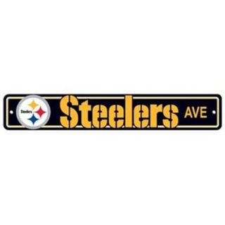Authentic Street Signs SS 33525 Steelers W Steelers Logo Street Sign
