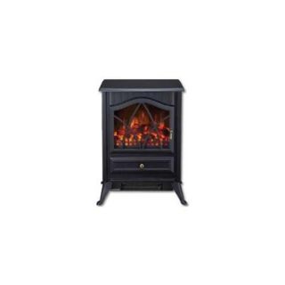 LifeSmart LifePro 1000W Electric Infrared 500 Sq Ft Home Stove Fireplace Black