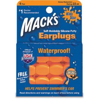 Mack's Pillow Soft Kids Silicone Earplugs 6 Pair