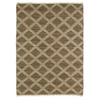 Kaleen Kenwood Chocolate 3 ft. 6 in. x 5 ft. 6 in. Double Sided Area Rug KEN05 40 3.6 X 5.6
