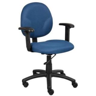 6GNL8 Task Chair, Ergonomic, Blue
