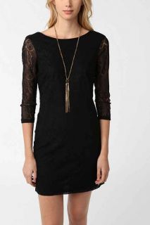 Pins and Needles Lace Scoop Back Dress