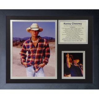 Kenny Chesney II Framed Memorabilia by Legends Never Die