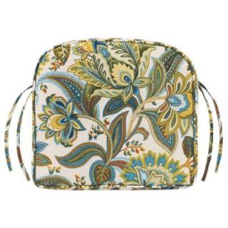 Home Decorators Collection Valbella Provence Outdoor Dining Chair Cushion 2286710440