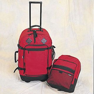 Preferred Nation Outdoor Gear 24.5 Wheels Travel Pack; Red
