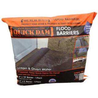 Quick Dam 6 in. x 5 ft. Expanding Barriers (2 Pack) QD65 2