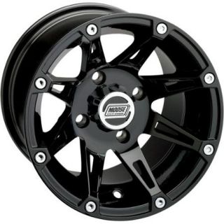 Moose Racing 387X Wheel (Rear) 12X8 Black Fits 98 04 Honda TRX500FE FOREMAN ES 4x4