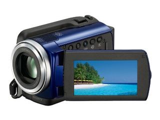 Open Box: SONY DCR SR47 Blue 1/8" Advanced HAD CCD Sensor 2.7" 123K Wide Touch Panel LCD 60X Optical Zoom 60GB HDD Handycam Camcorder