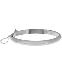 Sterling Essentials Sterling Silver 5.5 inch Polished Baby Bangle